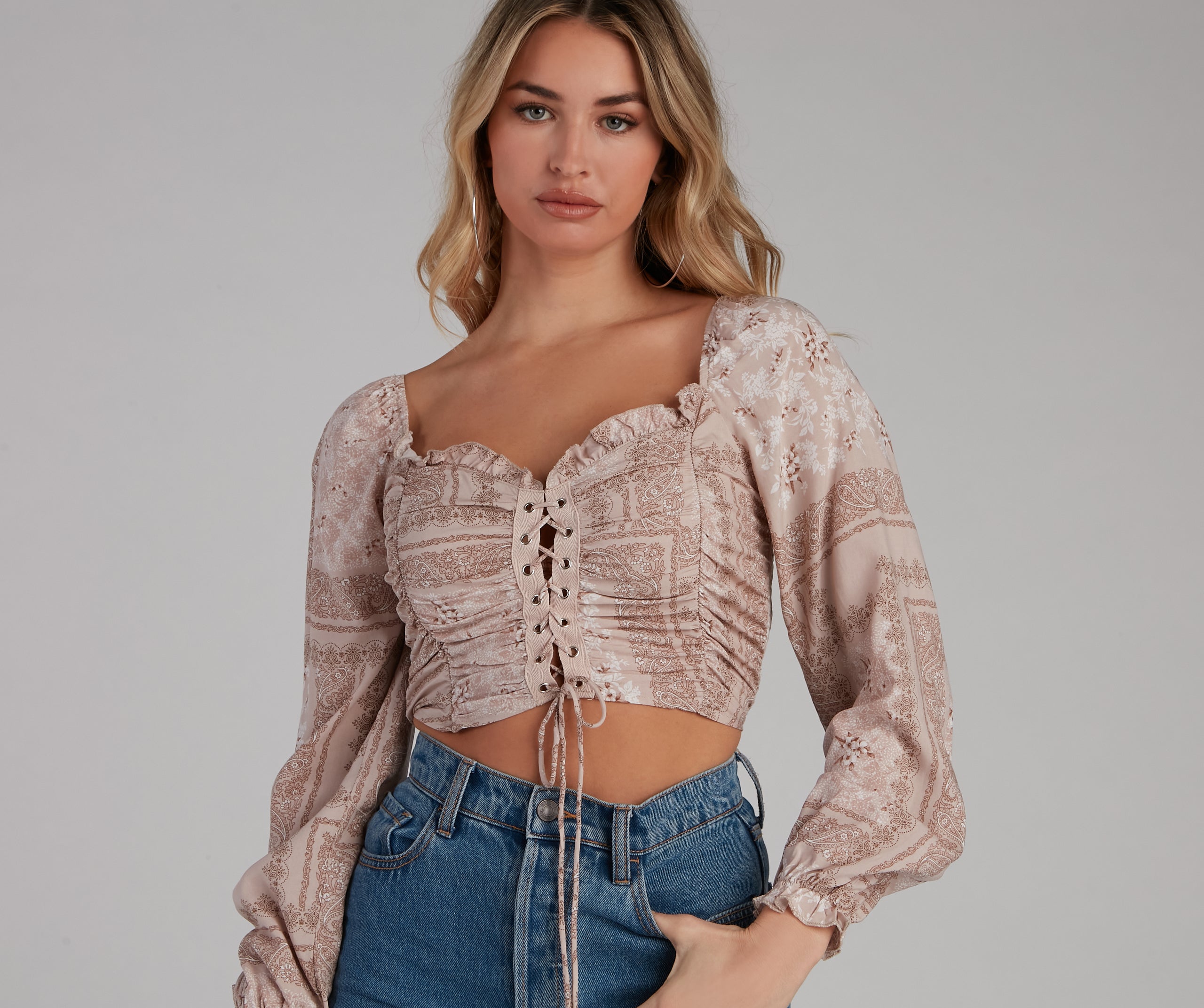 Effortless Boho-Chic Crop Top