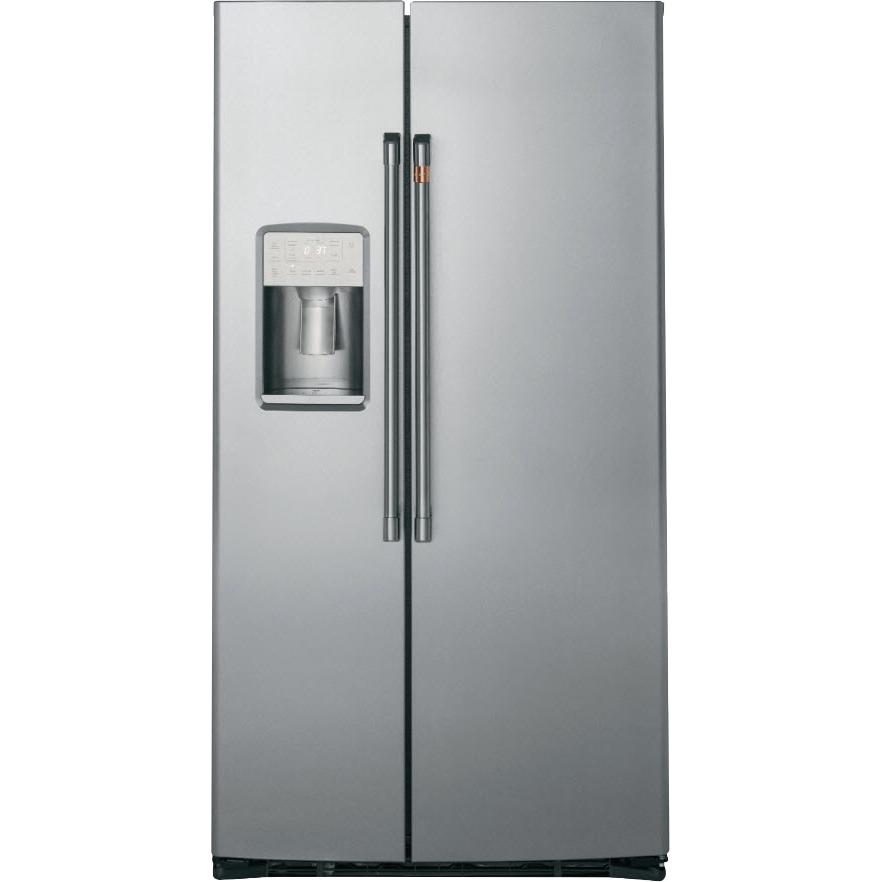 Café 36-inch, 21.9 cu. ft. Counter-Depth Side-by-Side Refrigerator CZS22MP2NS1