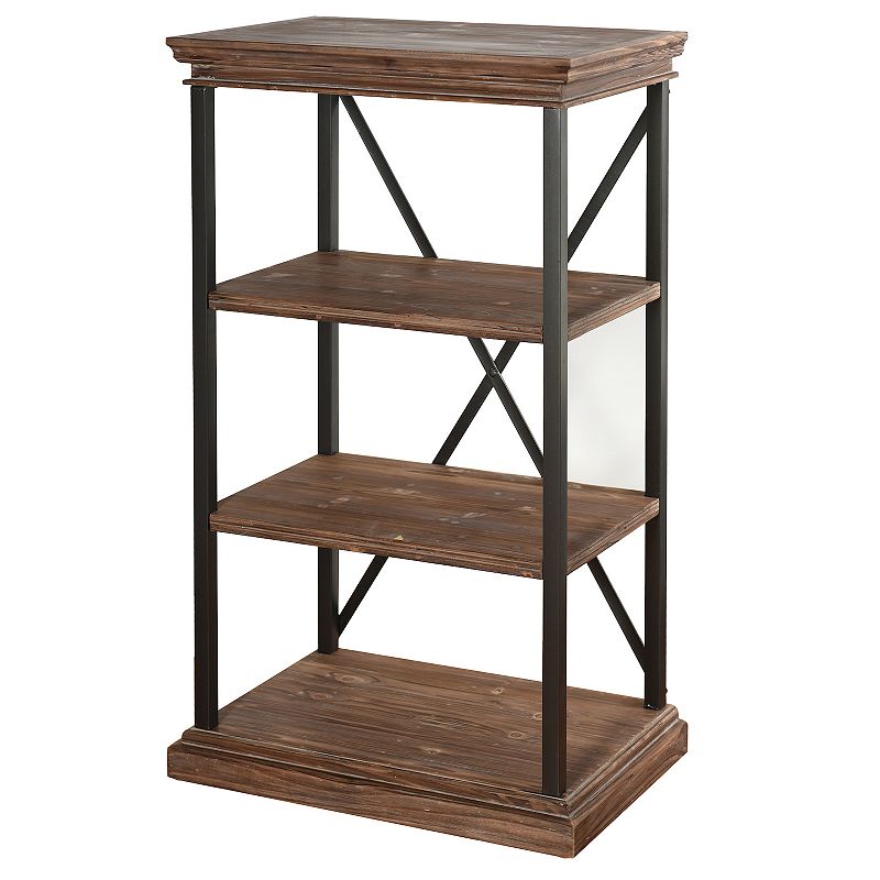 Archer Ridge 3-Shelf Faux Driftwood Bookcase