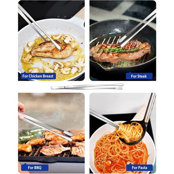 4 Pcs Kitchen Fine Stainless Steel Professional Set - N/A