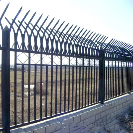 Security Zinc Steel Galvanized Security Zinc Steel Fence Protective Fence Courtyard Factory Supply