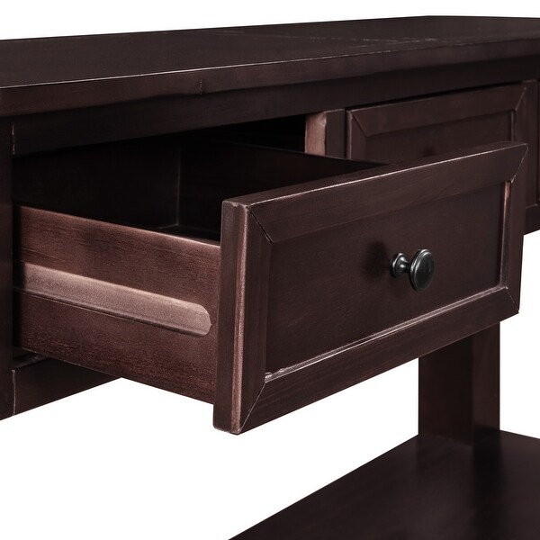 Console Table with 3 Drawers and 1 Shelf