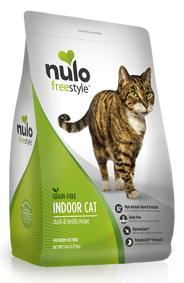 Nulo FreeStyle Indoor Cat Grain Free Duck and Lentils Recipe Dry Cat F