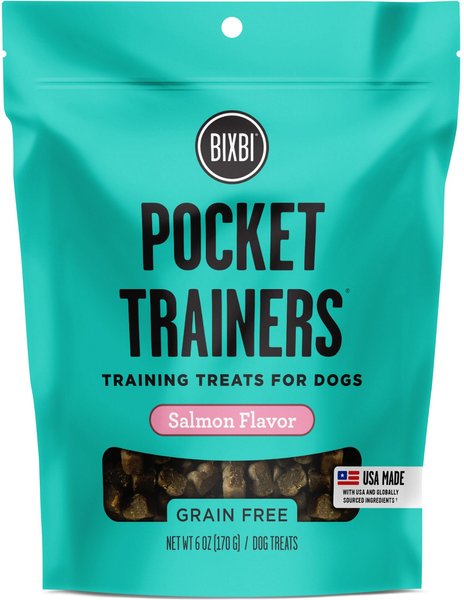 BIXBI Pocket Trainers Salmon Flavor Grain-Free Dog Treats