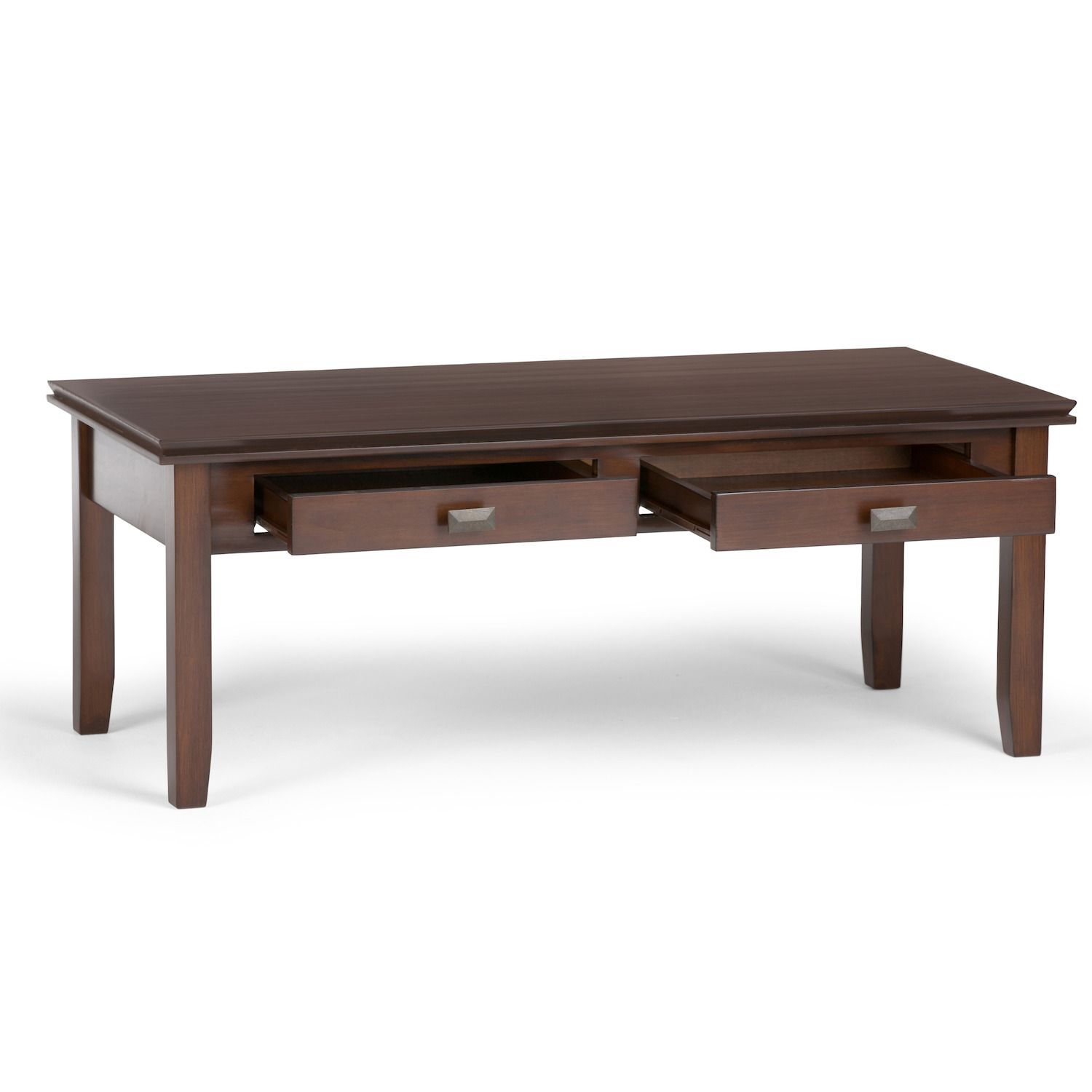 Simpli Home Artisan Rectangle Contemporary Coffee Table