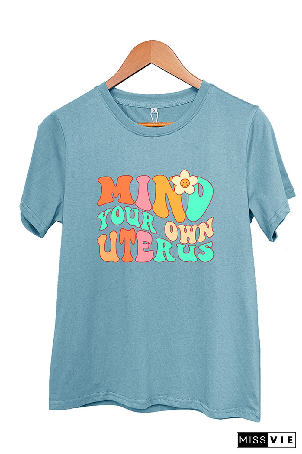 Mind your own Uterus Graphic Tee Wholesale