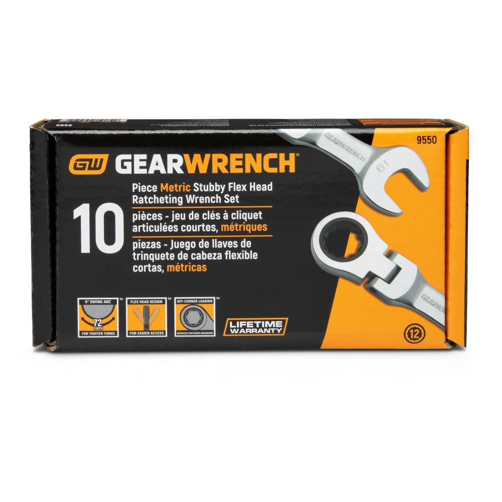 GEARWRENCH SET WR RAT COMB STBY FLEX MET 9550 from GEARWRENCH