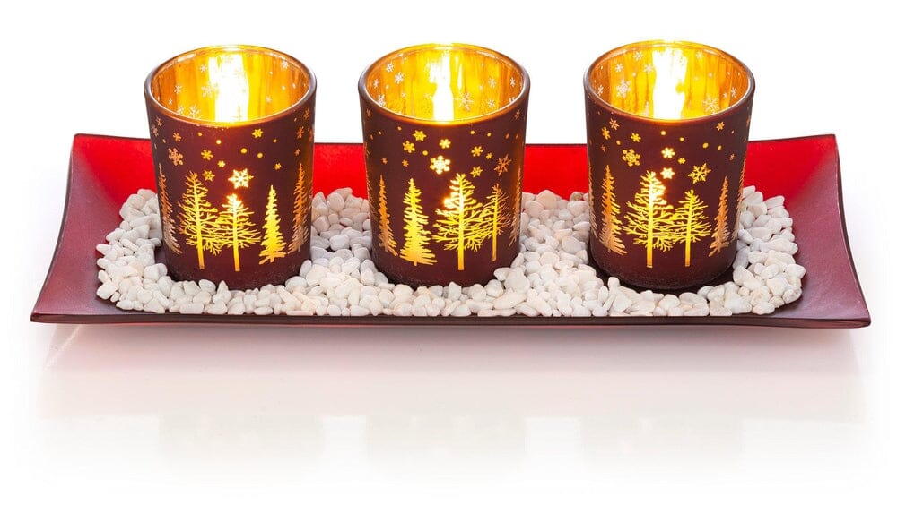 Christmas Candlescape Set