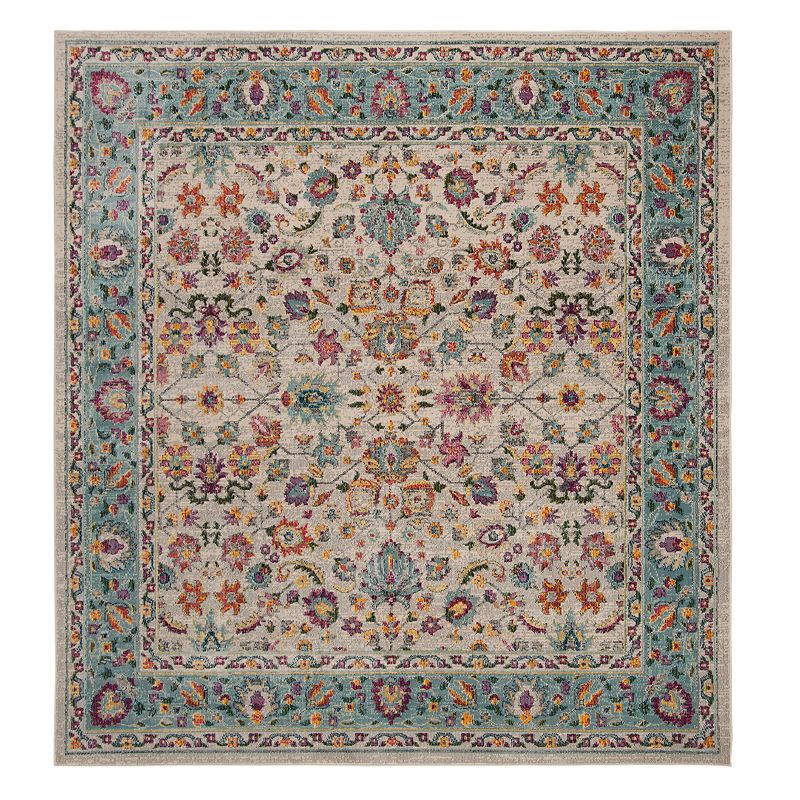 Safavieh Oakley Colorful Framed Floral Rug