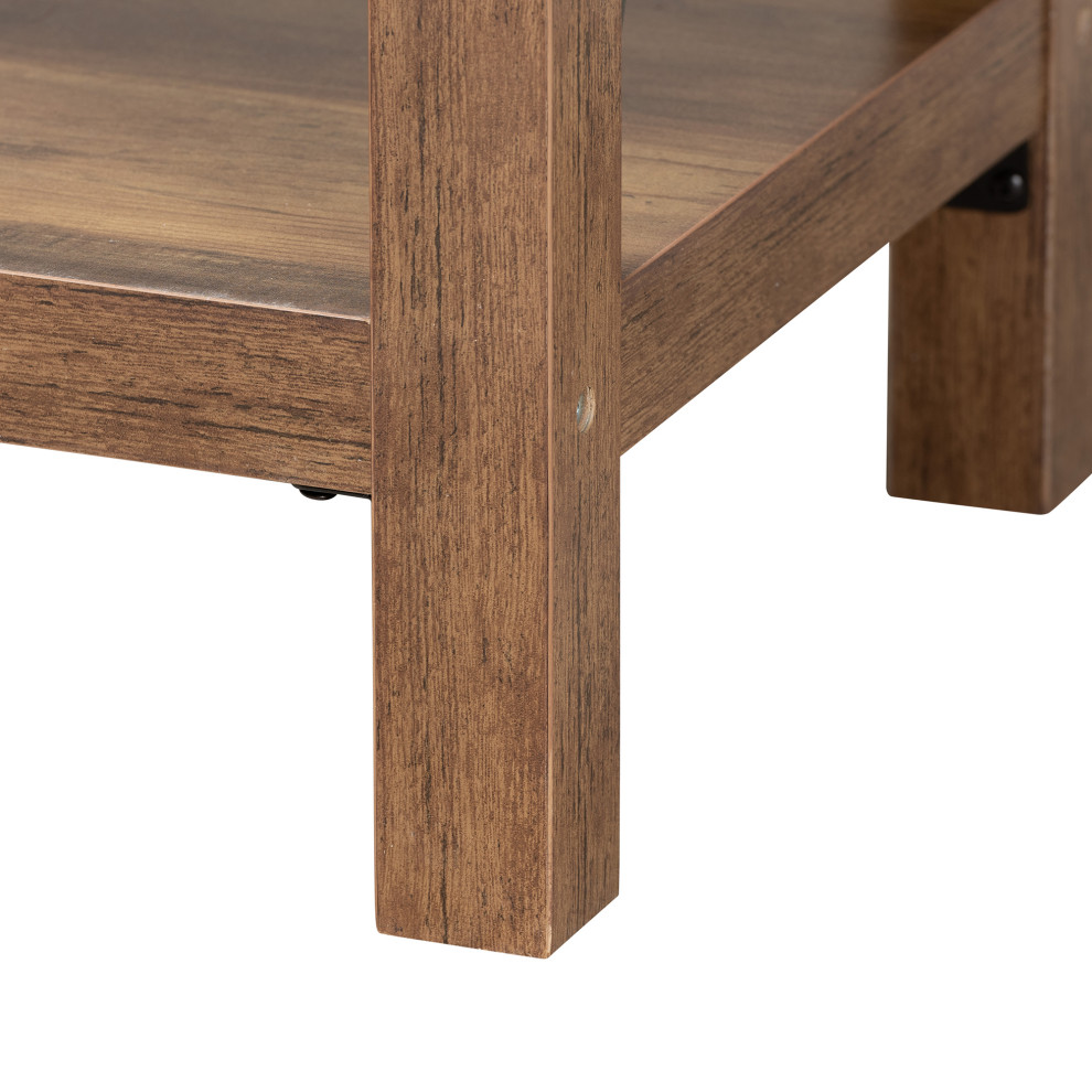 Reese Natural Brown and Black Console Table   Industrial   Console Tables   by Baxton Studio  Houzz