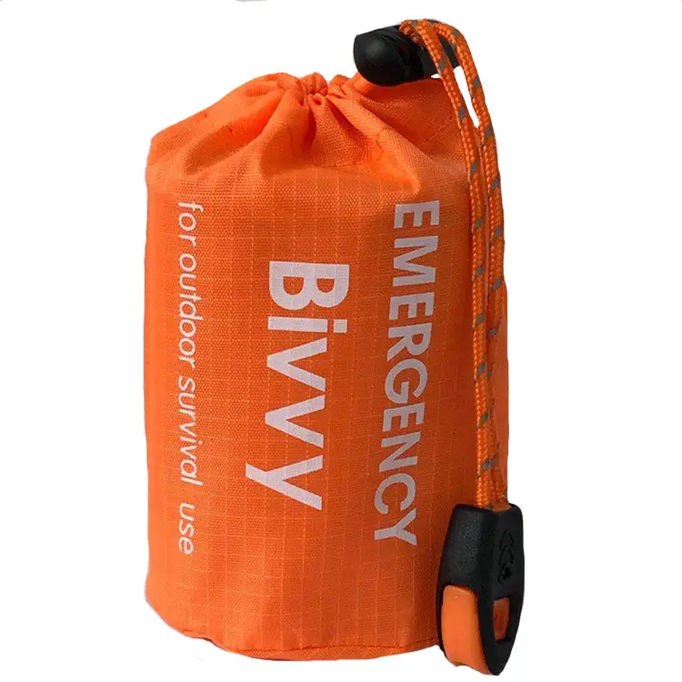 Waterproof Ultralight Bivvy Bag Emergency PE Sleeping Bag for Camping