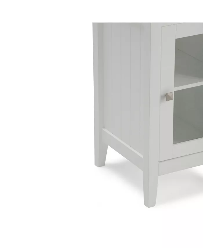 Simpli Home Acadian Floor Storage Cabinet