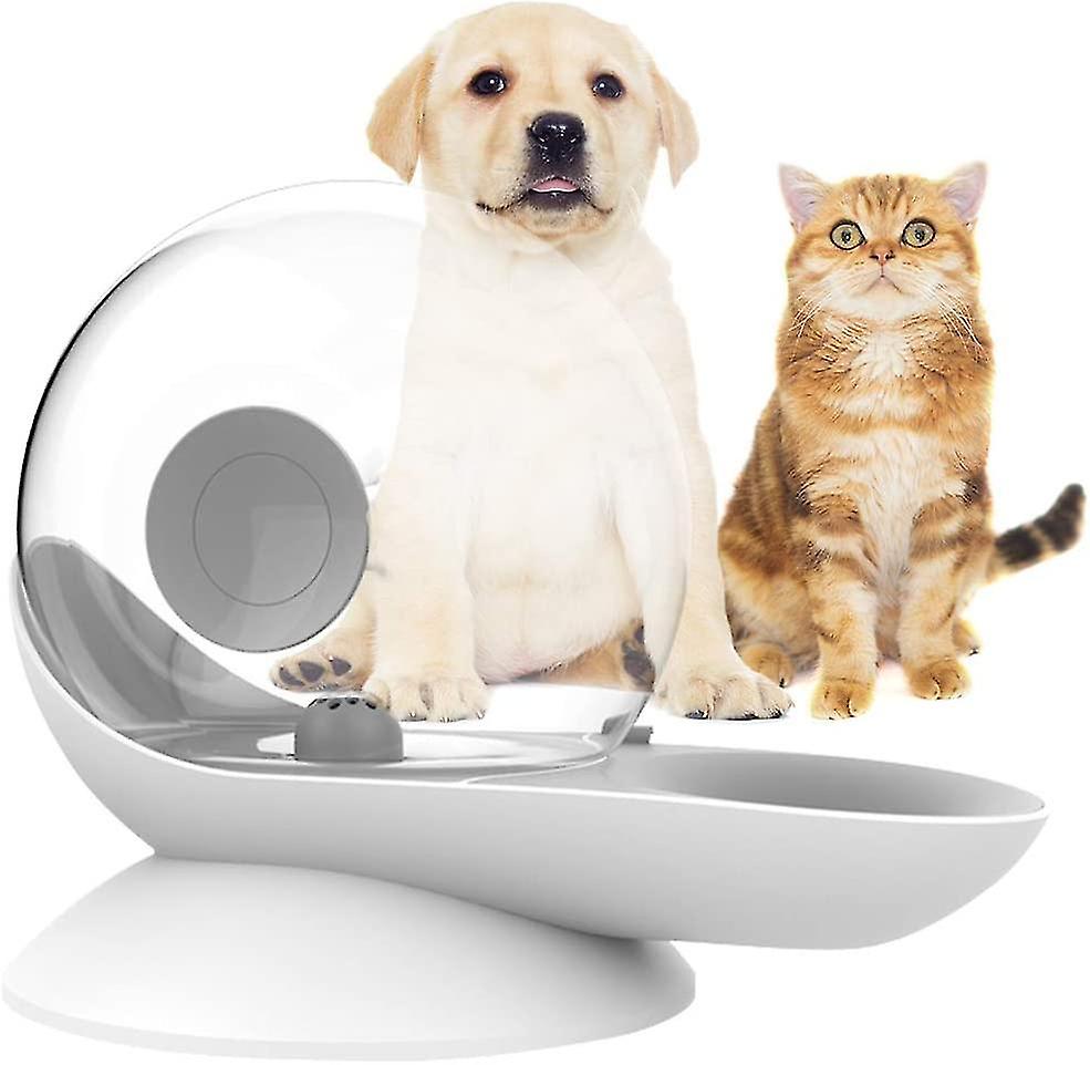 Pet Water Dispenser，snail Shaped Cat Dog Water Bowl Dispenser Automatic Refill 2.8l Plastic Water Dispenser