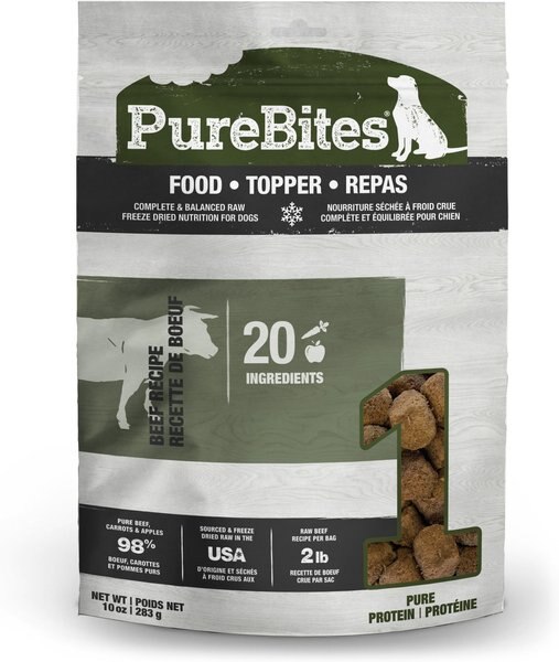 PureBites Beef Freeze Dried Topper for Dogs