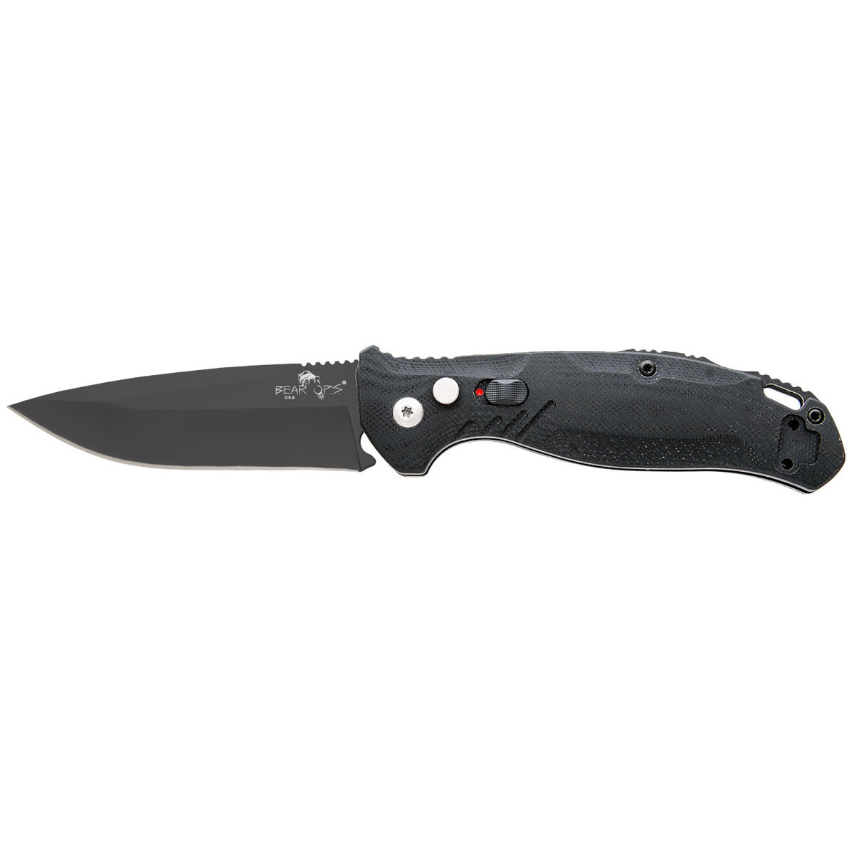 Bear and Son Cutlery Bold Action XI 3.25 inch Automatic Knife  Black