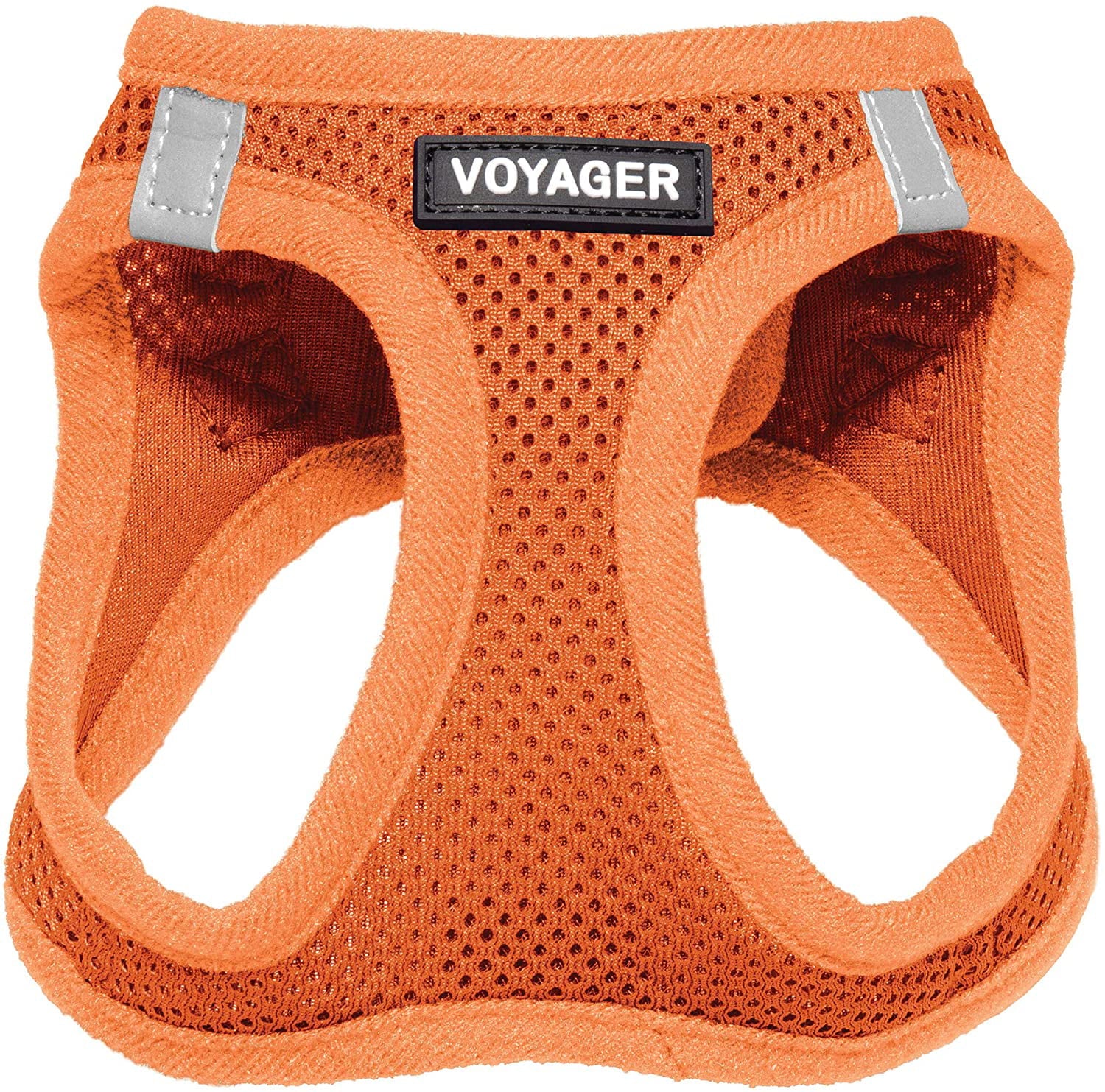 Voyager Step-in Air Dog Harness - All Weather Mesh Step in Vest Harness for Small and Medium Dogs - Harness (Orange)， XX-Small