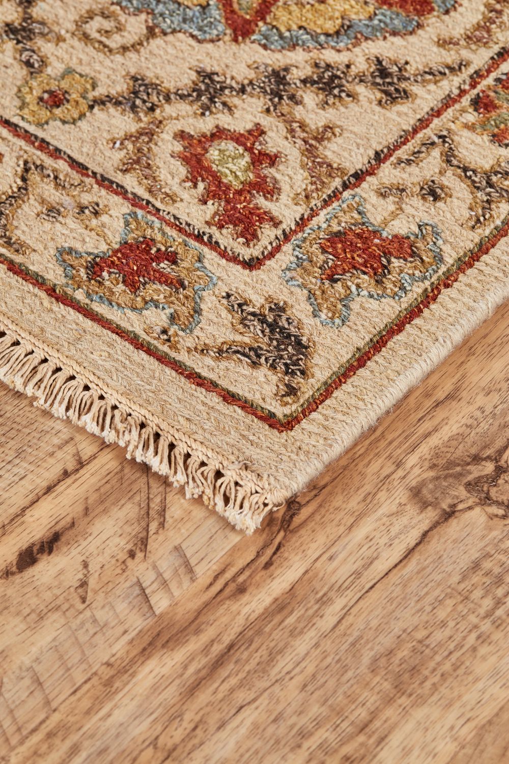 Sulli Beige and Gold Rug by BD Fine