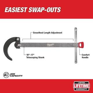 MW Close Quarters Tubing Cutter Set with 2.5 in. Basin Wrench (4-Piece) 48-22-4263-48-22-7002