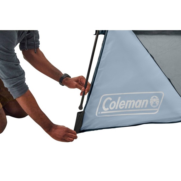 Coleman 10 x27 x10 x27 Skyshade Screendome Shelter Blue Lights