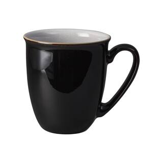 Denby Stoneware Elements Black Coffee 11.15 oz. BeakerMug ELBL-116