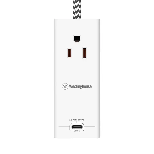 Westinghouse 12' Corded USB-C Power Hub