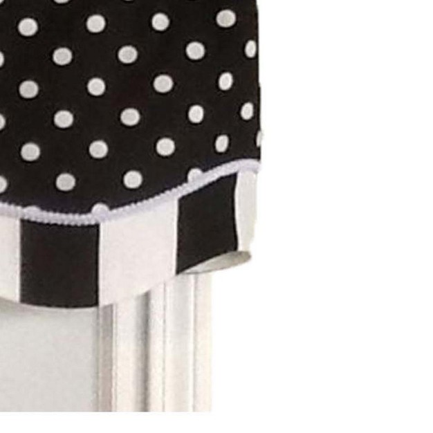 Rod Pocket Valance 50 quot X 16 quot Black By Rlf Home