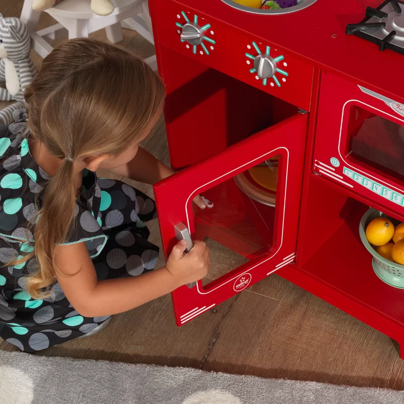 KidKraft 53362 Classic Kitchenette - Red