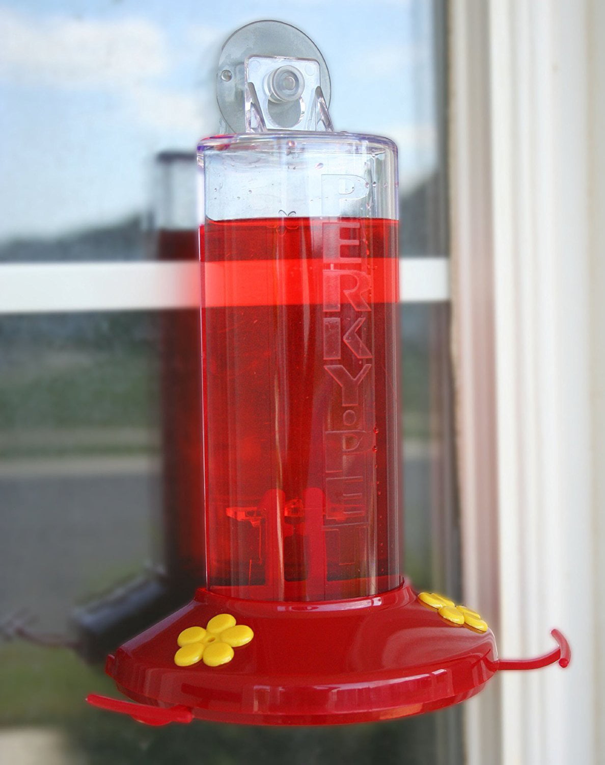 Perky-Pet 8 oz Window-Mount Plastic Hummingbird Feeder