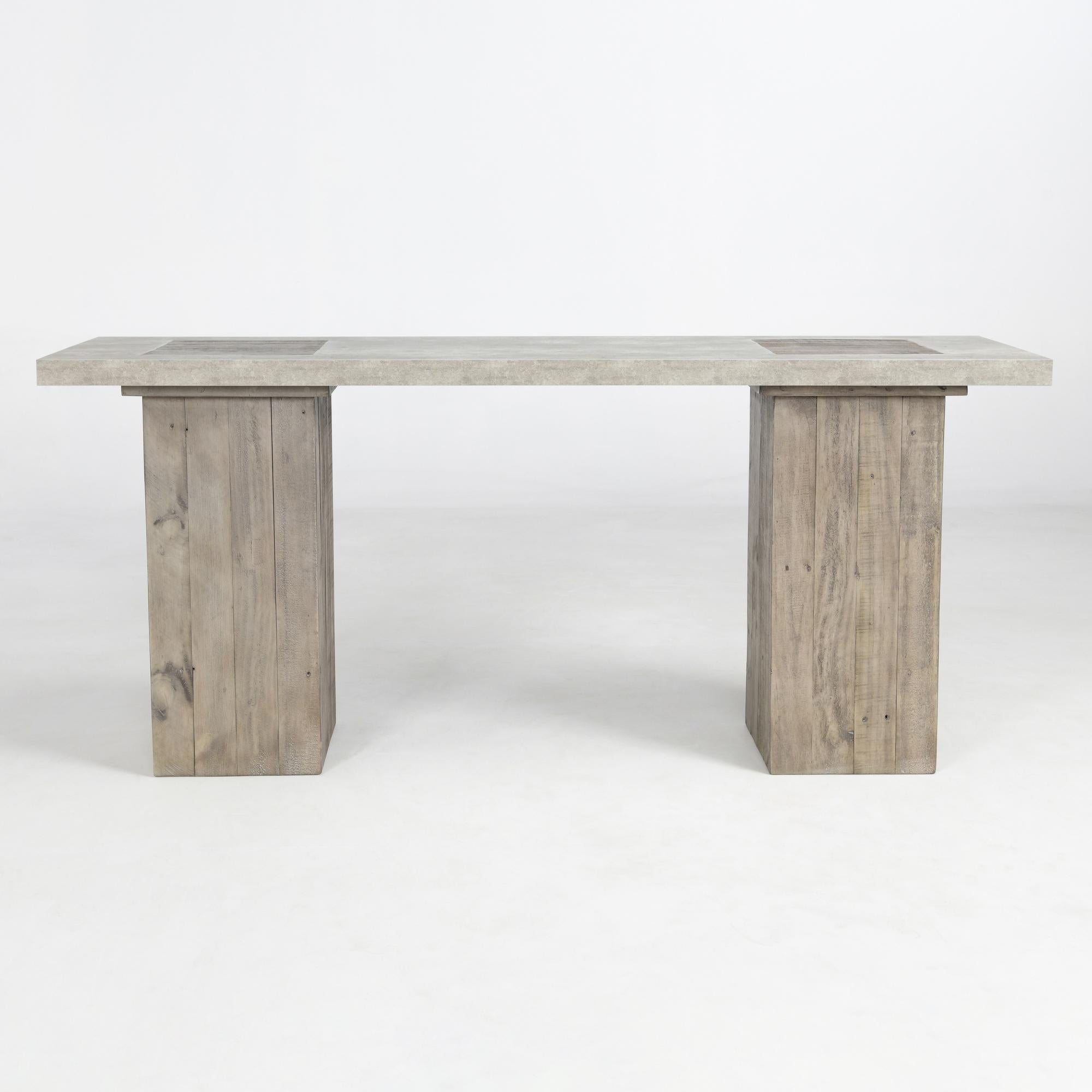 Phoenix Gray 68Console Table