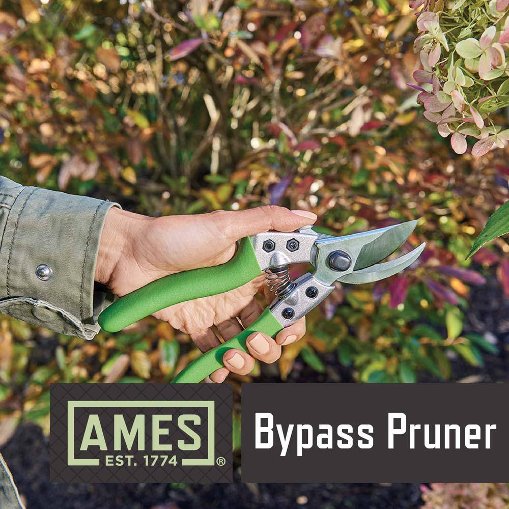 Ames 7.09 in. Pruning Shears Kit with Case (4-Piece) 20213344