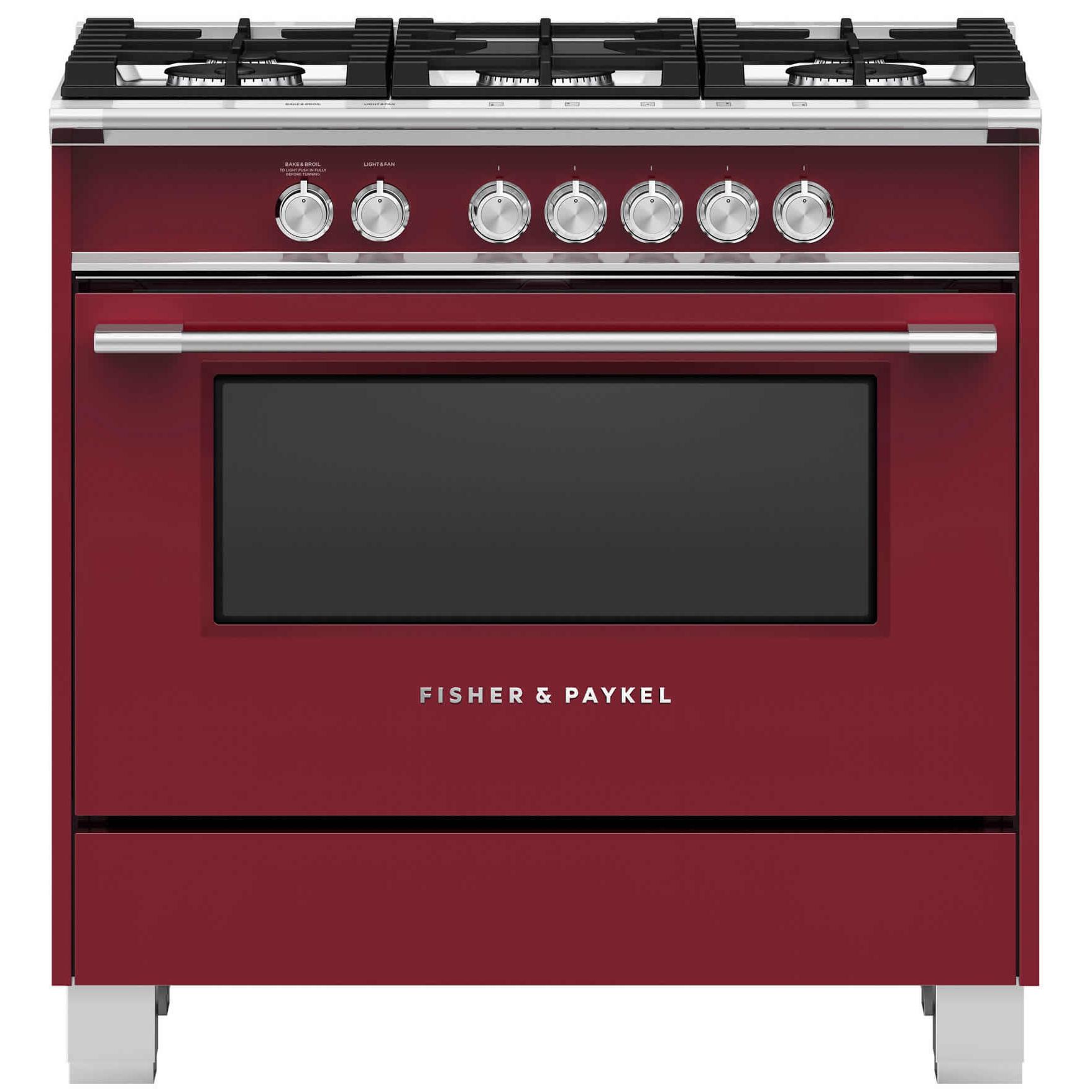 Fisher & Paykel 36-inch Freestanding Gas Range with AeroTech? Technology OR36SCG4R1