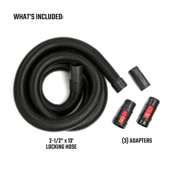 Craftsman CMXZVBE38758 2-1/2 in. by 13 ft. POS-I-LOCK Wet/Dry Vacuum Hose Kit