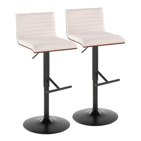 Carson Carrington Tyra Adjustable Bar Stool (Set of 2)