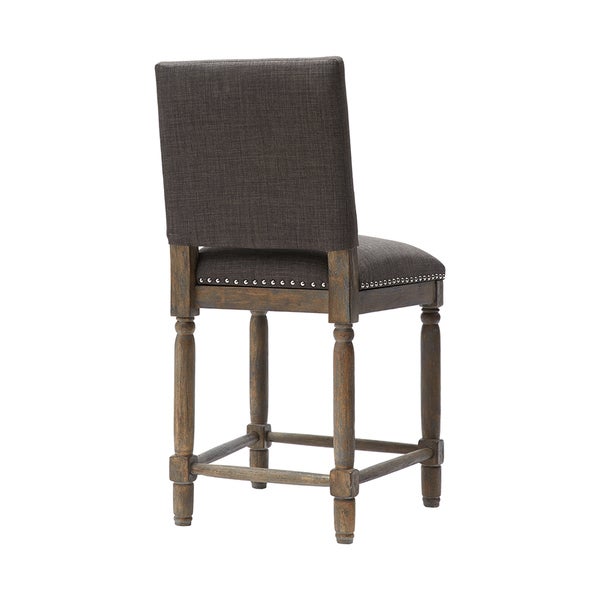 Madison Park Kagen Grey/ Reclaimed Grey Counter Stool - 19.25