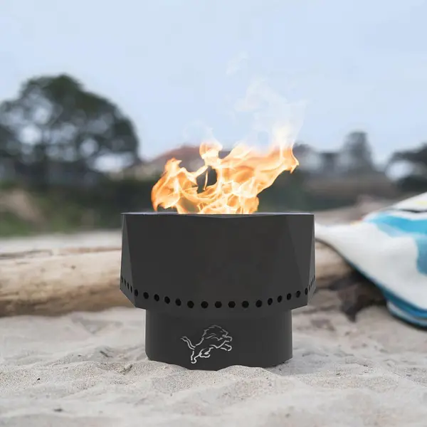 Blue Sky Detroit Lions Ridge Smokeless Fire Pit