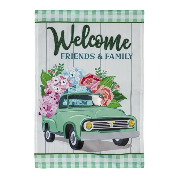 Evergreen Enterprises Flower Delivery Garden Applique Flag