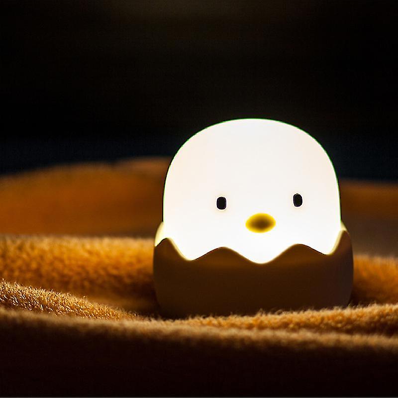 Eggshell Silicone Night Light Led Charging Intelligent Induction Children's Bedside Lamp