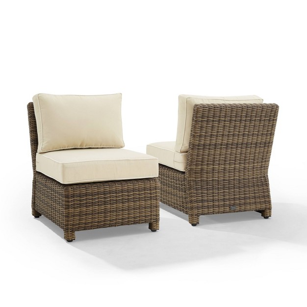 Bradenton 2pk Outdoor Wicker Chairs Crosley