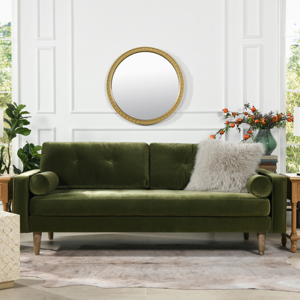 Nicholas 83.5 quotMid Century Modern Sofa   Midcentury   Sofas   by Jennifer Taylor Home  Houzz