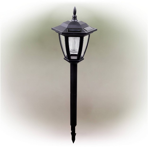 Solar Outdoor Lantern Black Alpine Corporation