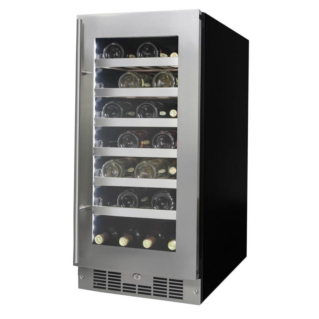 Silhouette 27-Bottle Tuscany Series Wine Cooler with LED Lighting SPRWC031D1SS