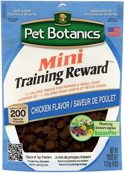 Pet Botanics Mini Training Reward Chicken Flavor Dog Treats