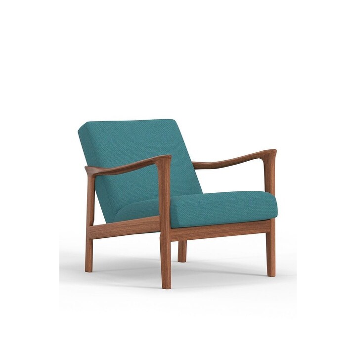 Zephyr Slate Wood Lounge Chair