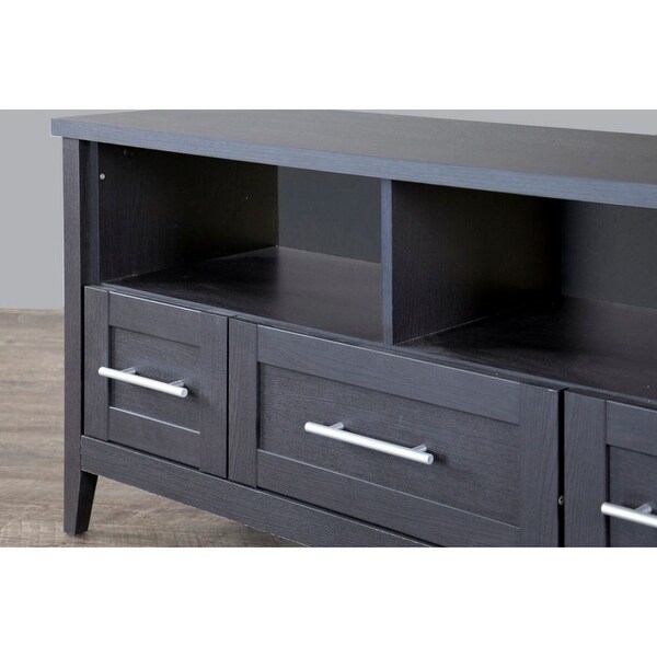 Espresso TV Stand-Three Drawers - 47