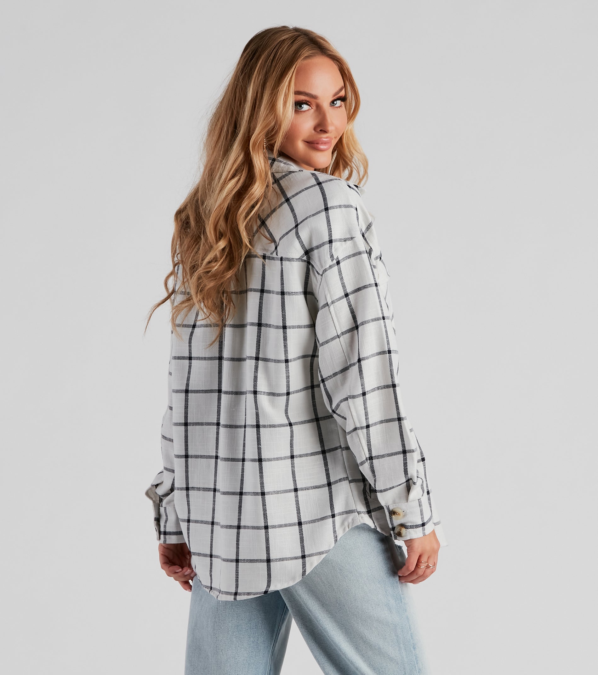 Chill Moment Plaid Shacket