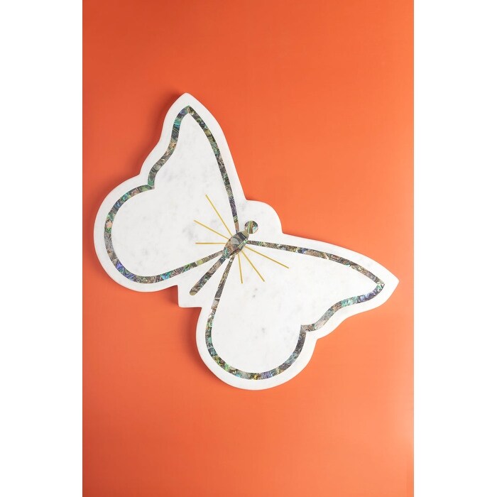 Butterfly Marble Cheese Board   Large