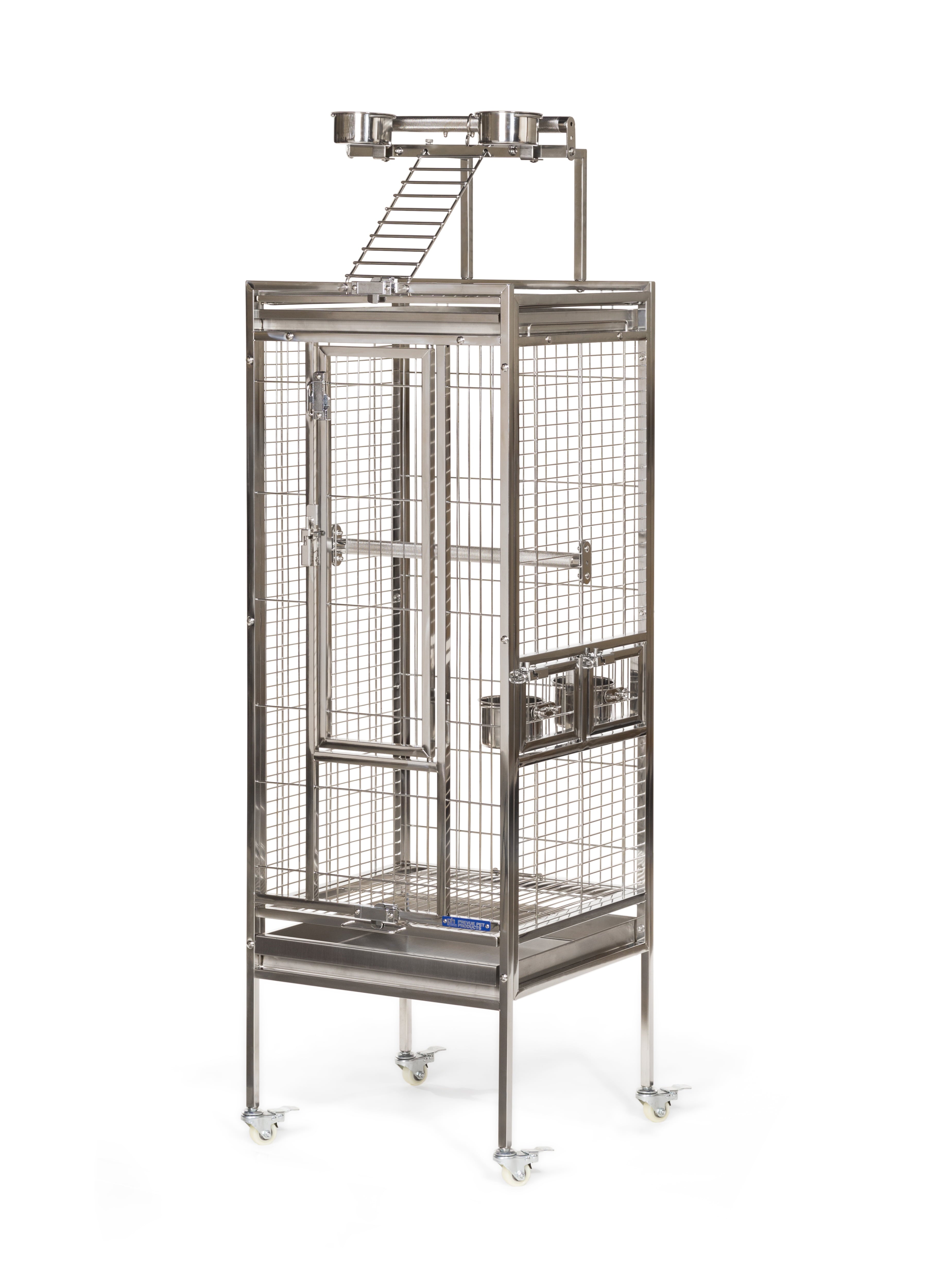 Prevue Pet Products Small Stainless Steel Play Top Bird Cage 3451