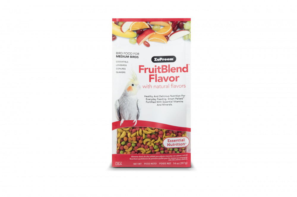 Zupreem FruitBlend with Natural Flavors Medium Bird Food