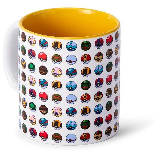 Just Funky Pokemon Multi Pokeball Coffee Mug 20 ounces