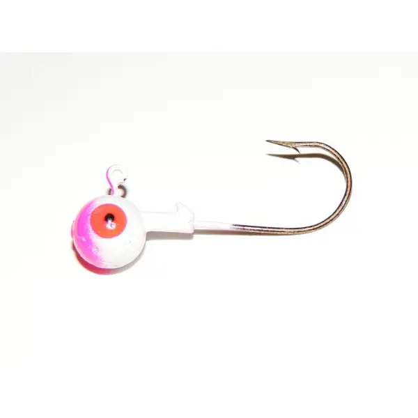 Kalin's Pink and White Roundhead Jig